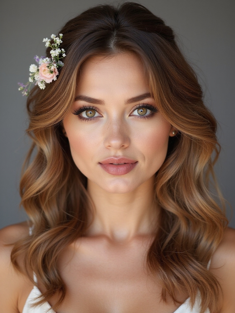 soft tendrils floral comb