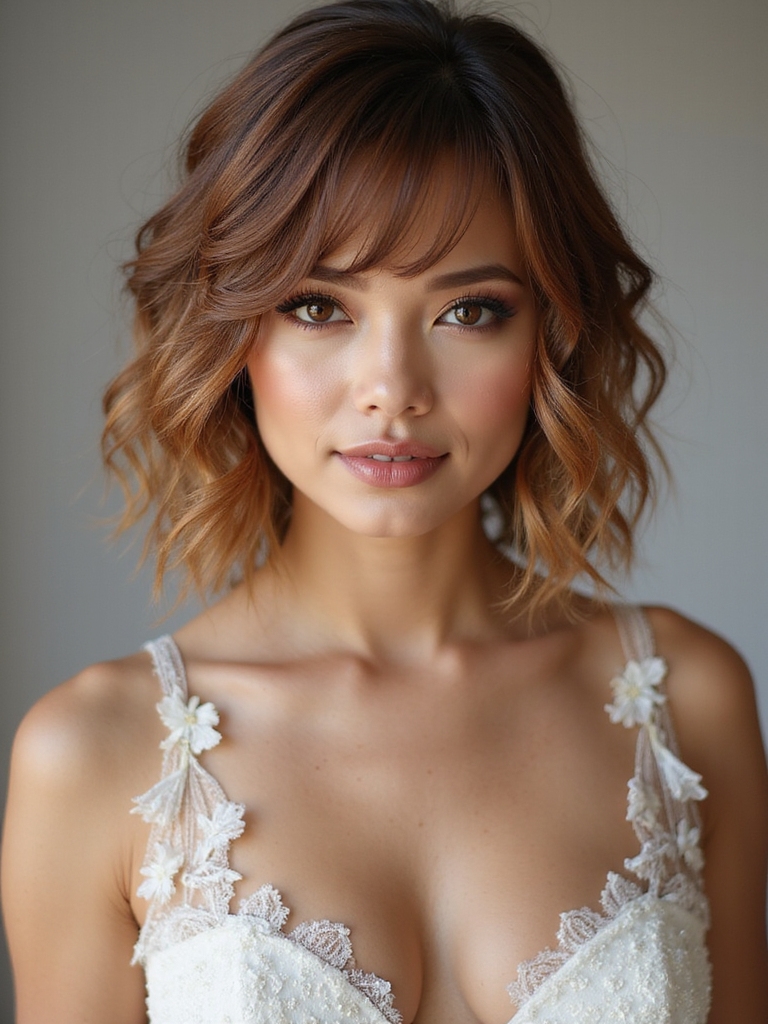 soft textured floral accents