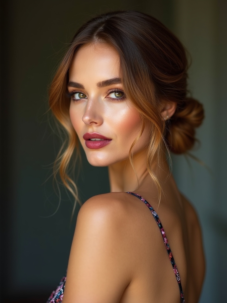 soft textured knot with tendrils