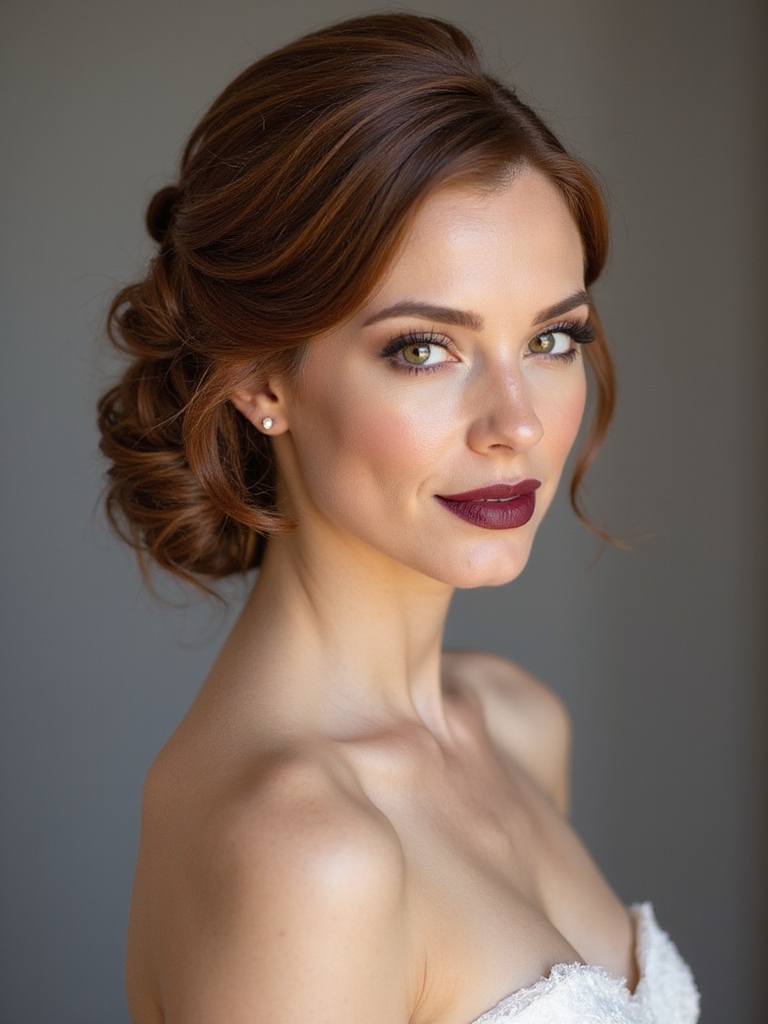 soft twisted side bun