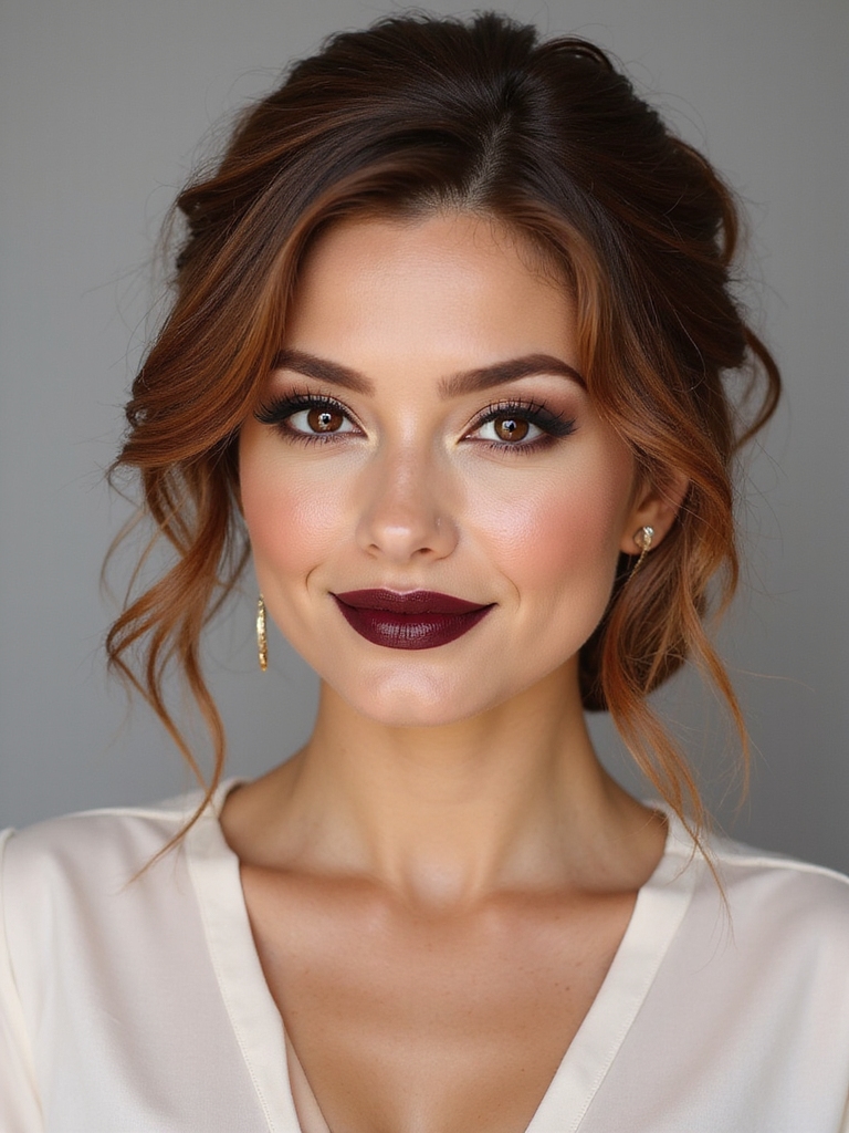 soft undone nape chignon