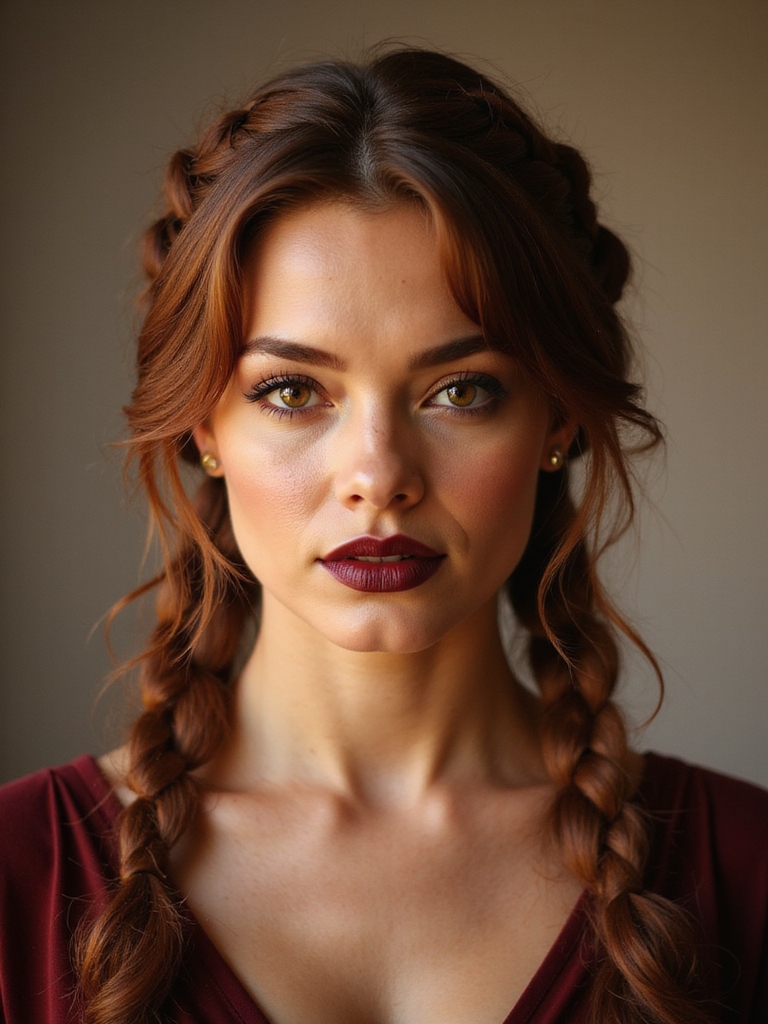 soft vintage crown braid