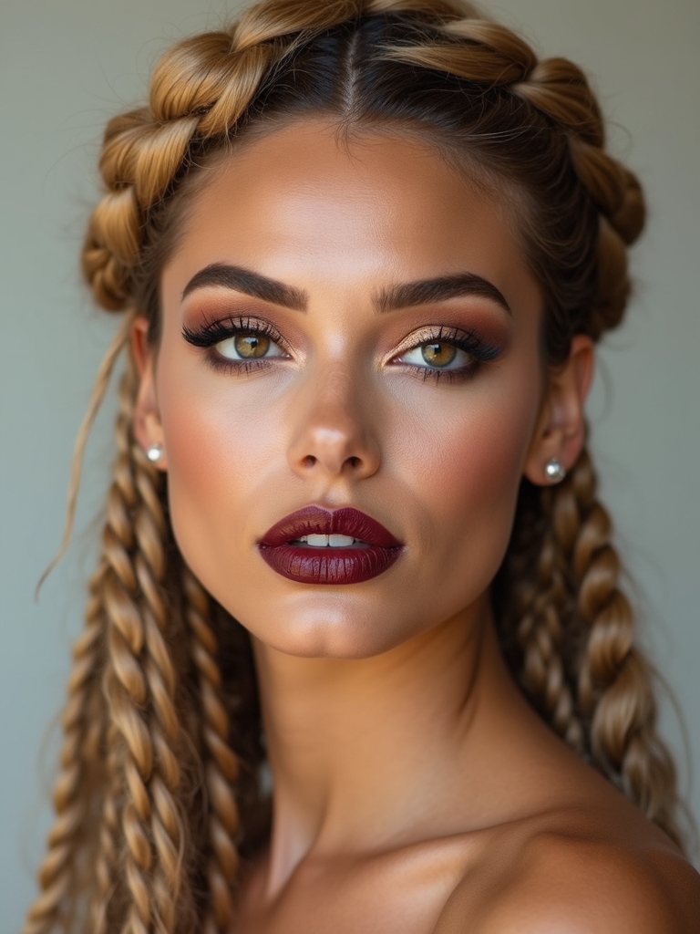 soft volume braided crown