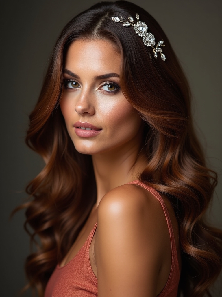 soft waves with sparkle