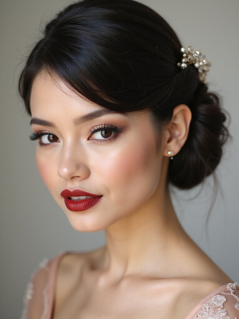 sophisticated elegant bridal updos