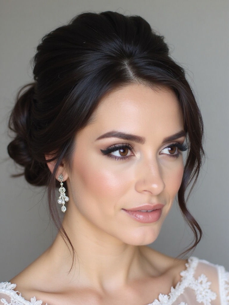 sophisticated sleek bridal updos