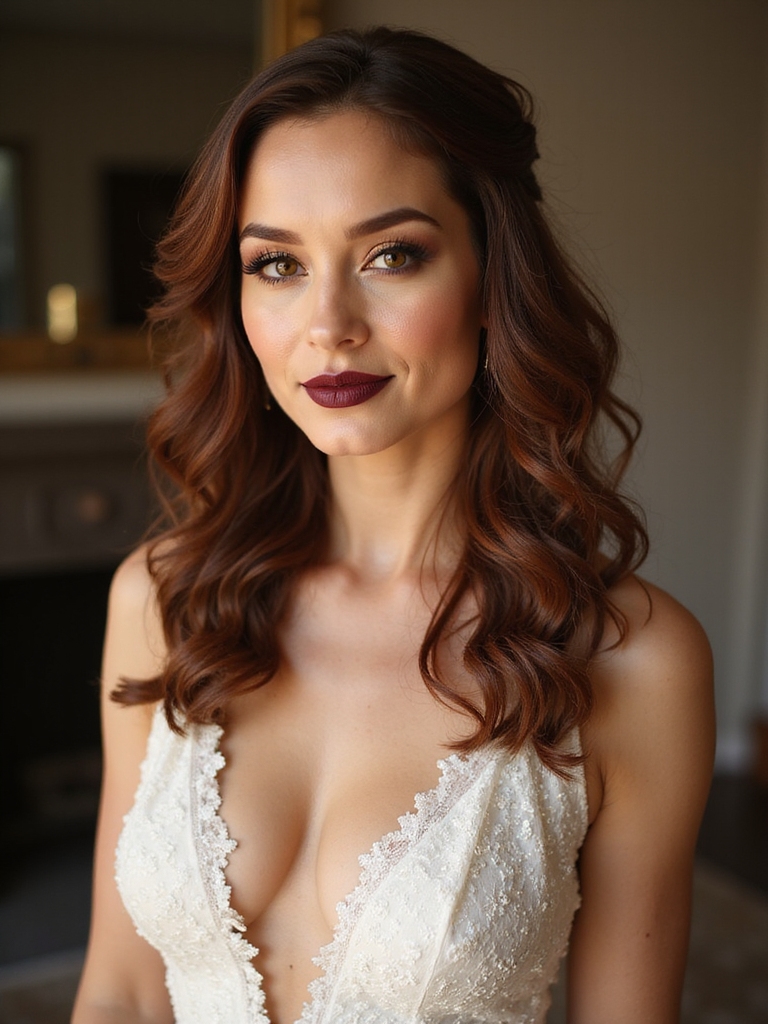 structured vintage victory rolls