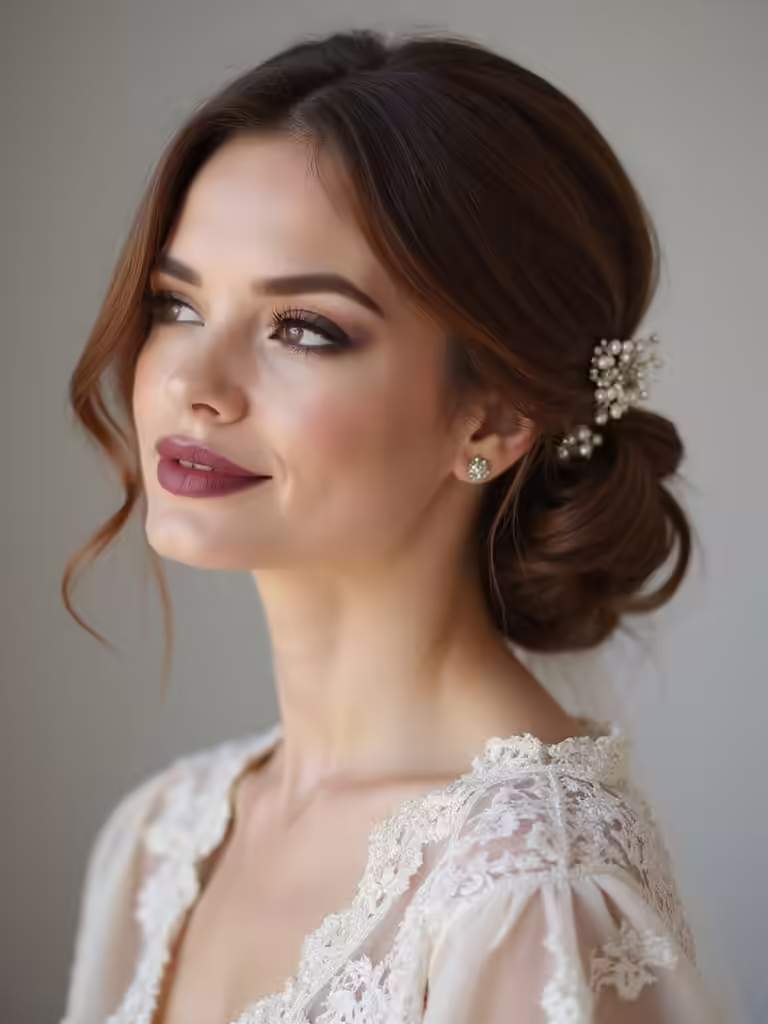 sturdy bridal bun hairstyles