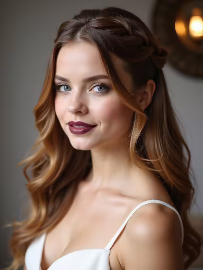 sweet mini bridesmaid hairstyles