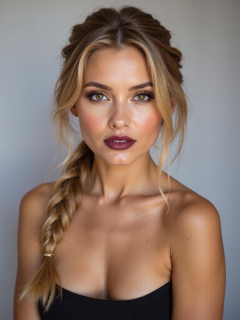 tailored elegant textured fishtail
