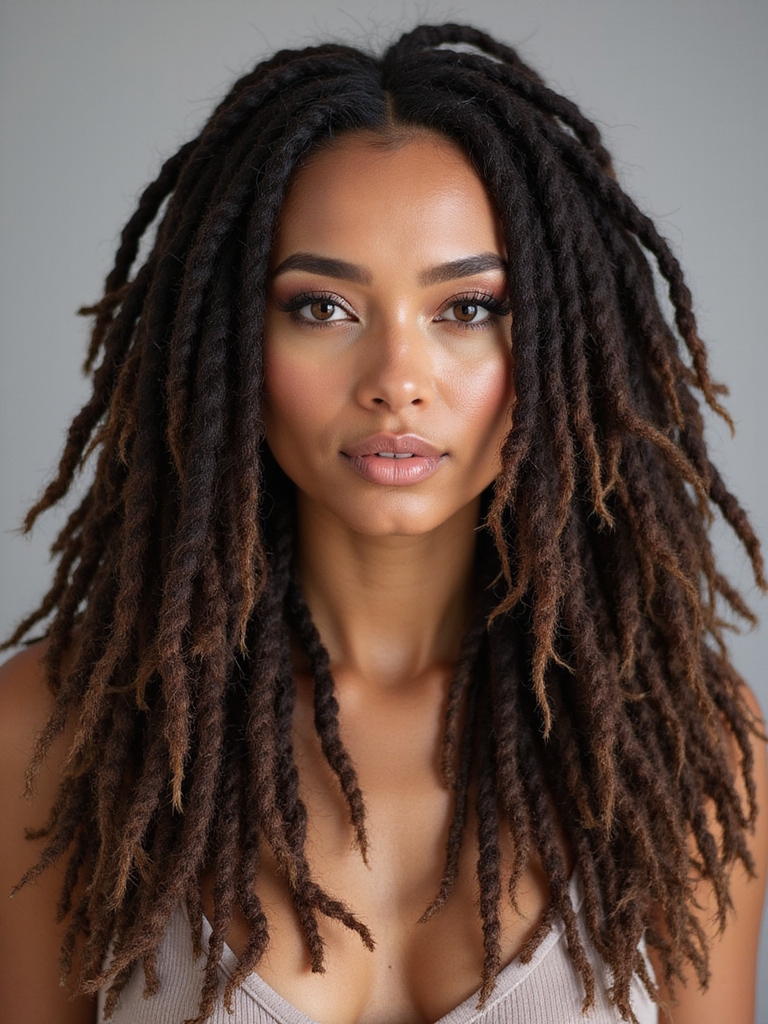 temporary faux bridal dreadlocks