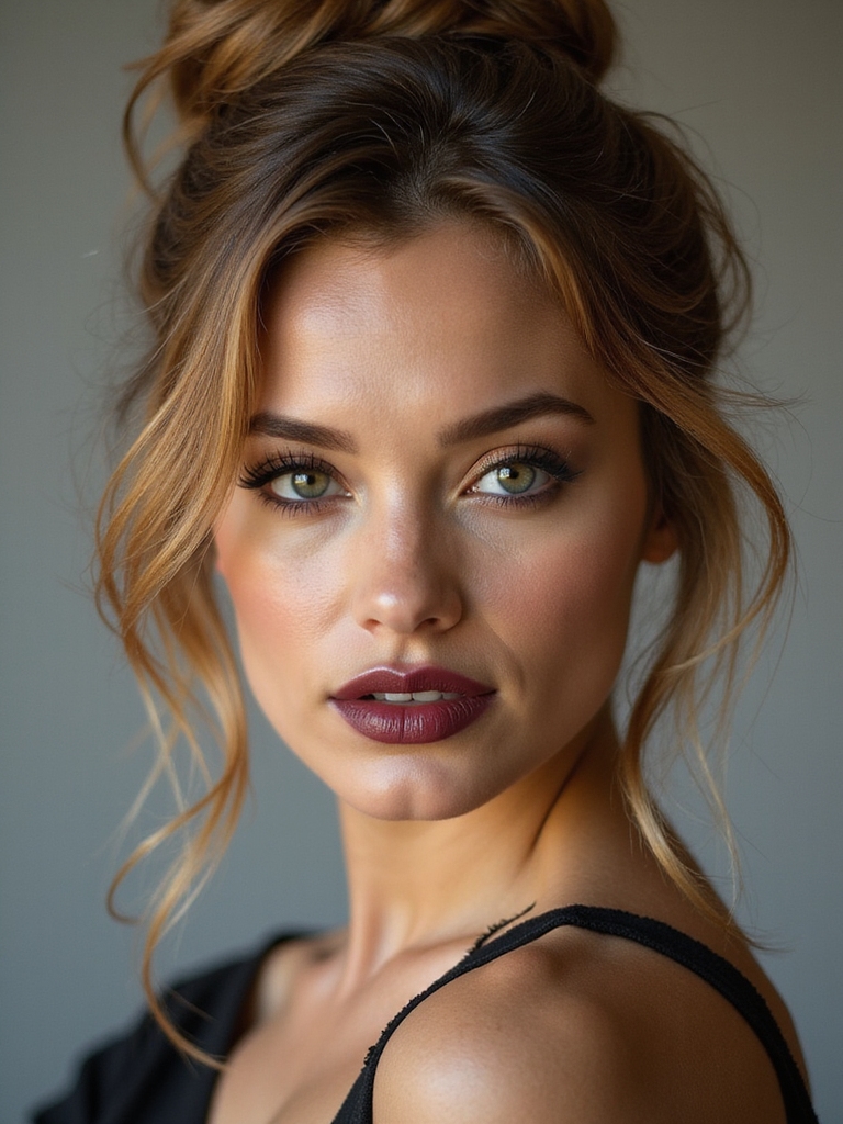 textured effortless messy bun