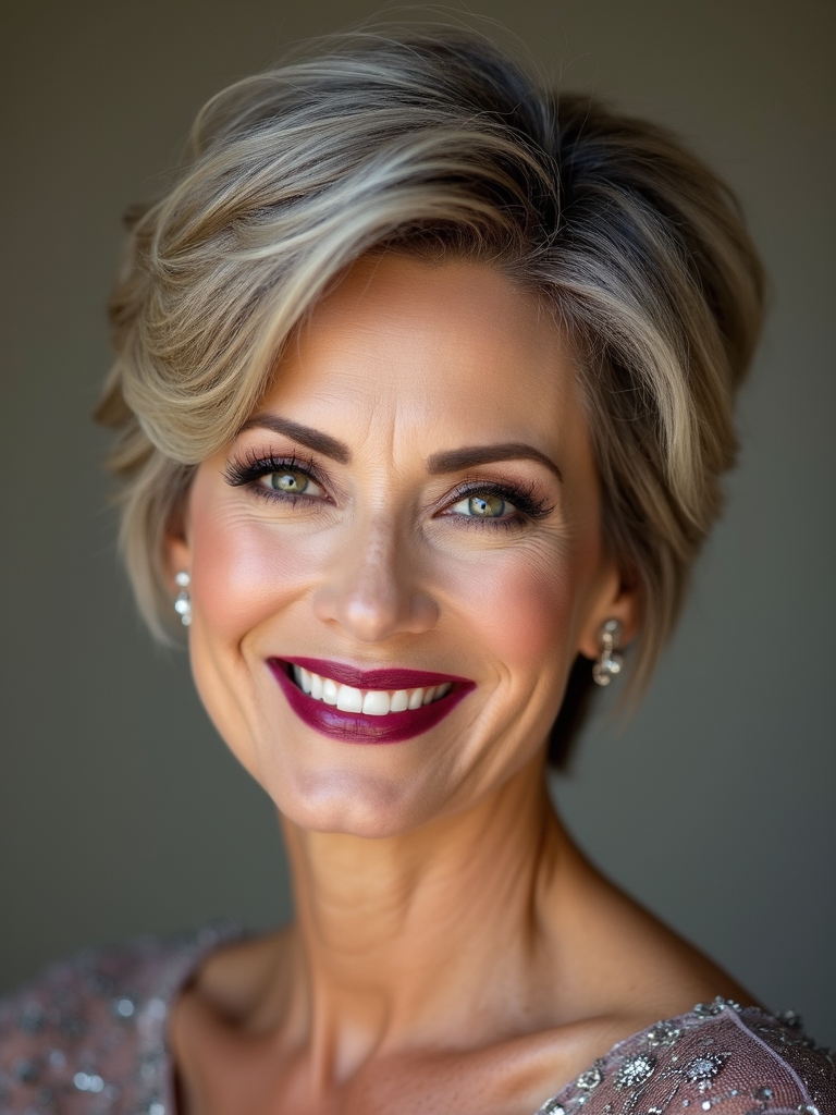 textured voluminous short cuts