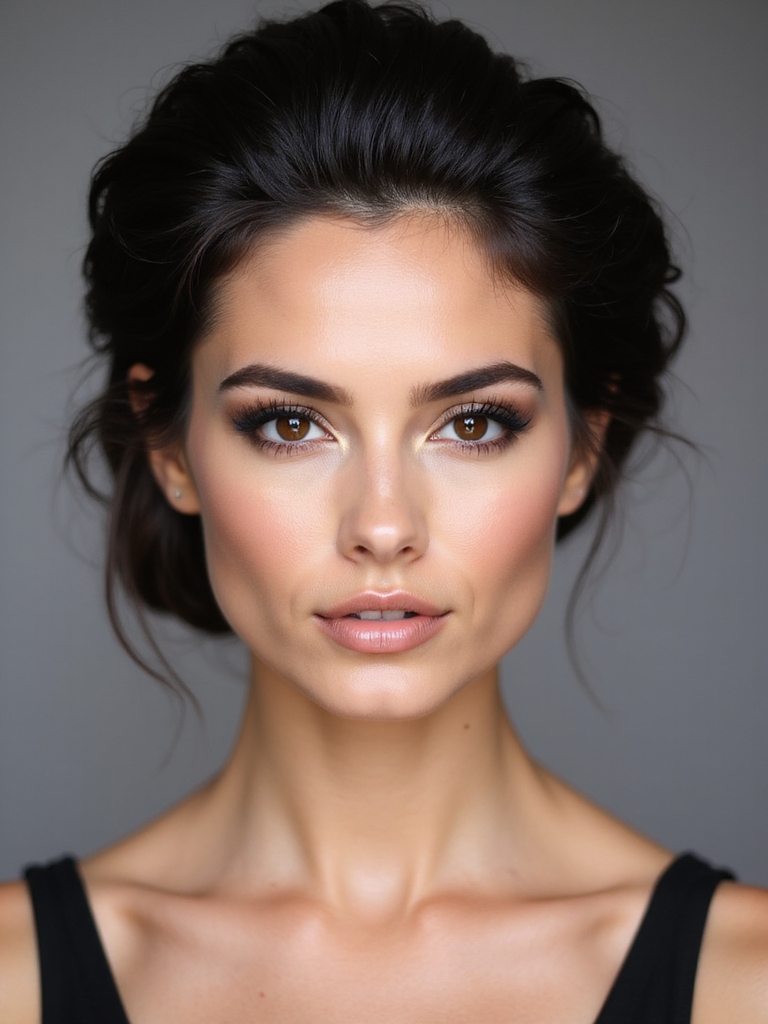 timeless elegant low bun