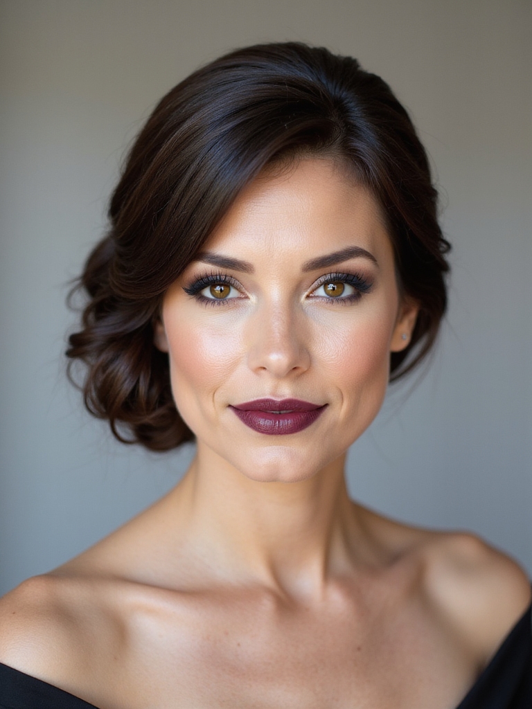 timeless elegant low bun