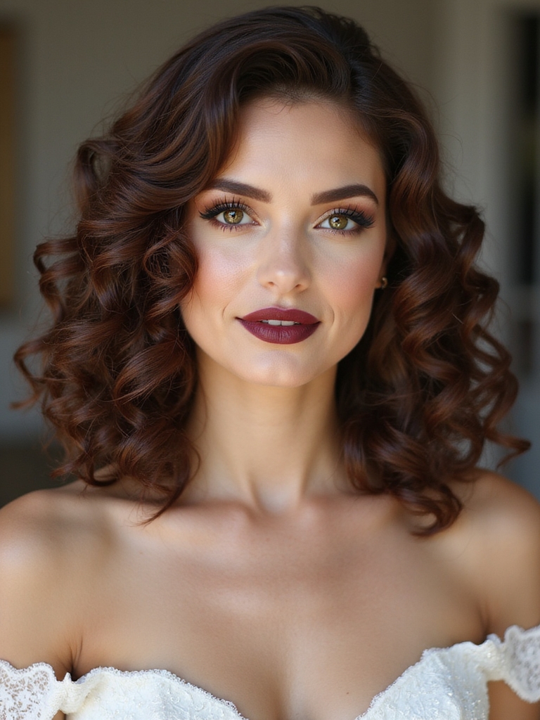 timeless polished spiral curls