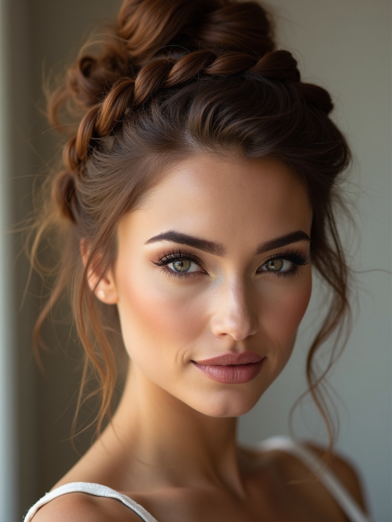 timeless romantic braided elegance