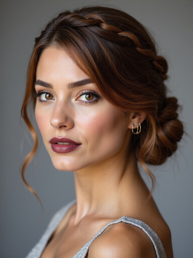 timeless romantic braided elegance