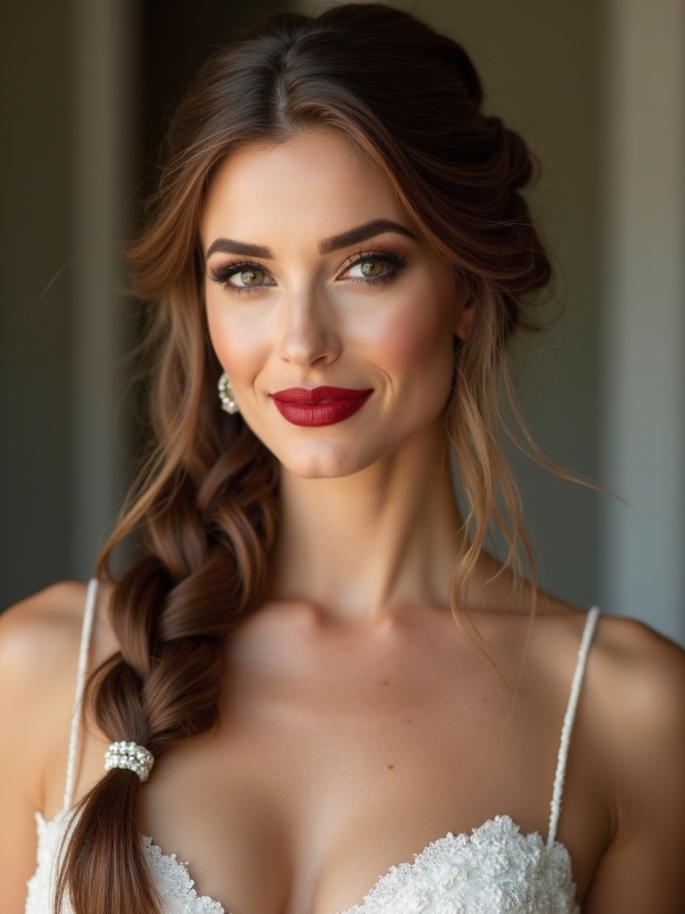 timeless romantic braided wedding hairstyles