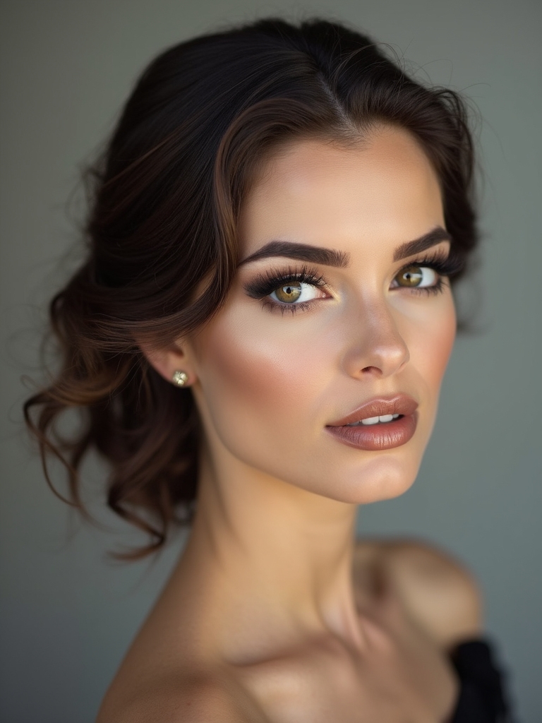 timeless sleek low bun