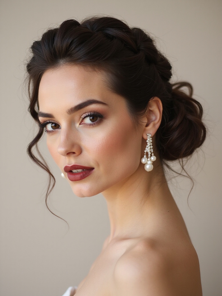timeless sleek low bun