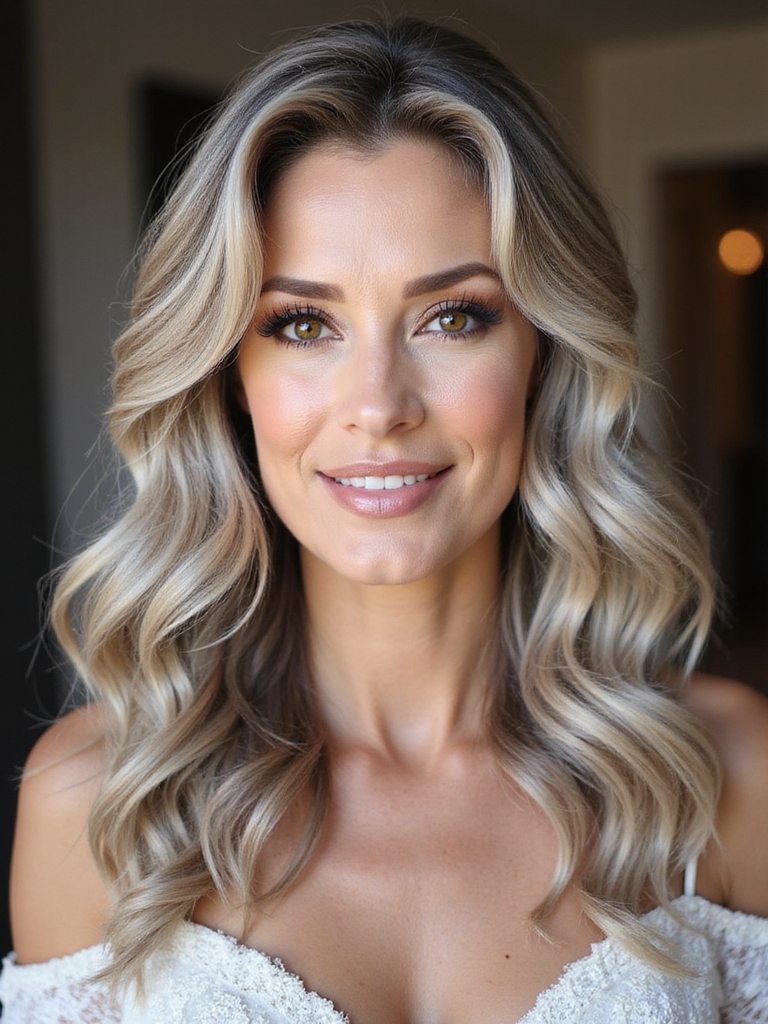 timeless soft waves hairstyle