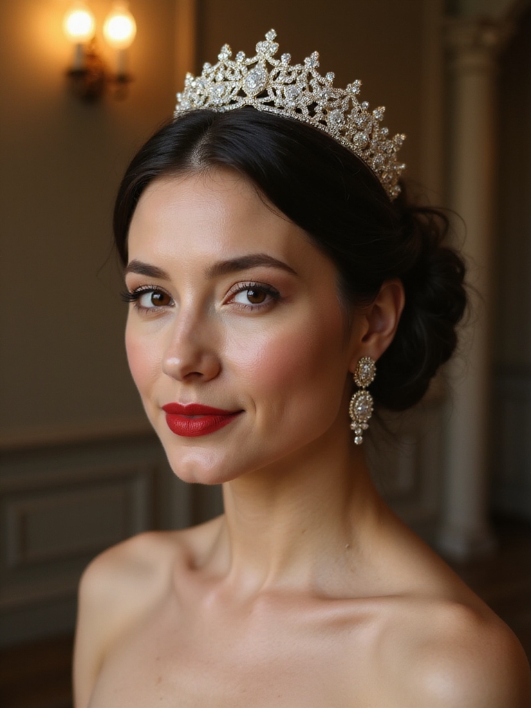 timeless sparkling princess tiara