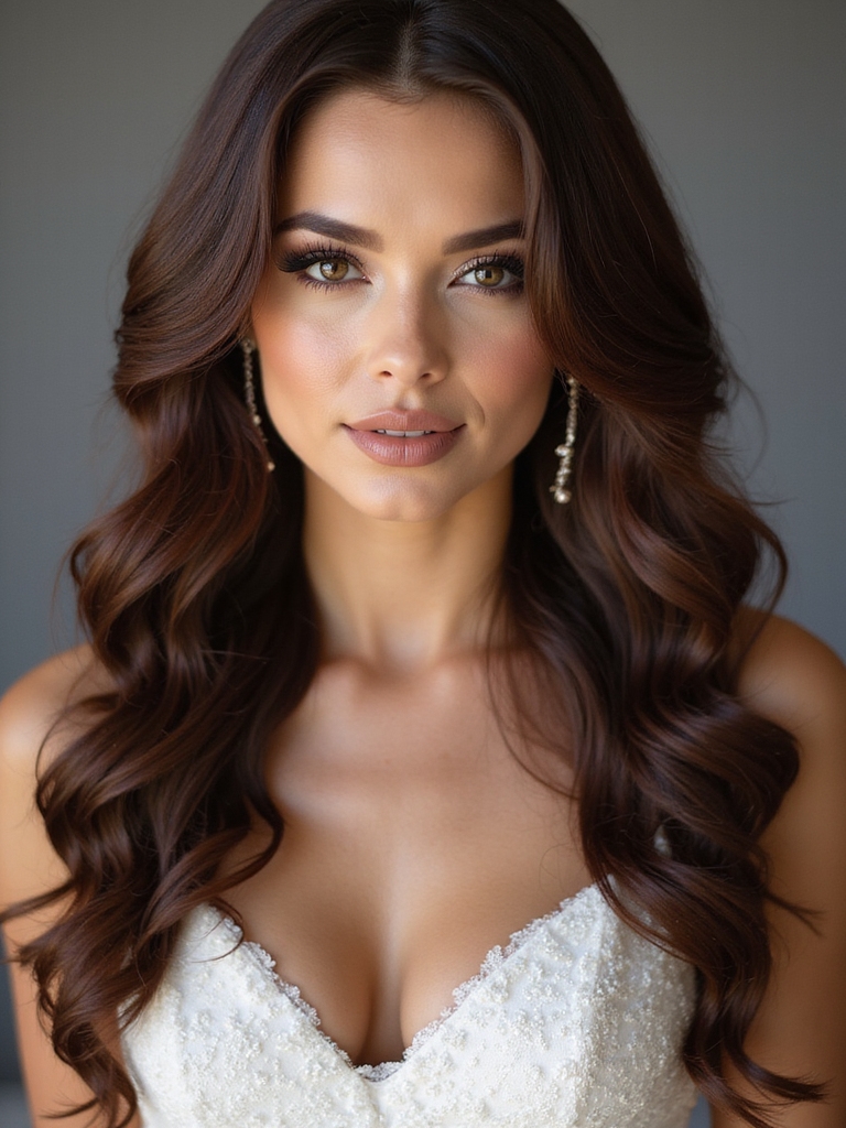 timeless voluminous hollywood curls