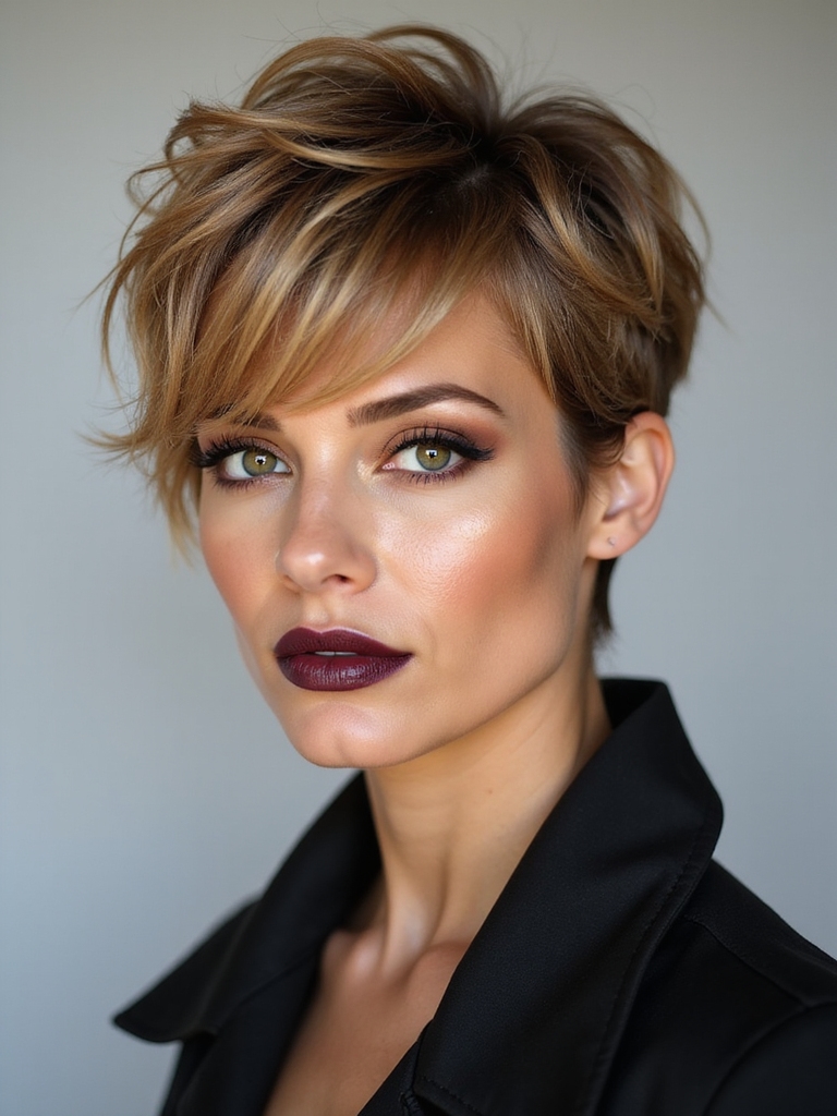 tousled cropped crown lift