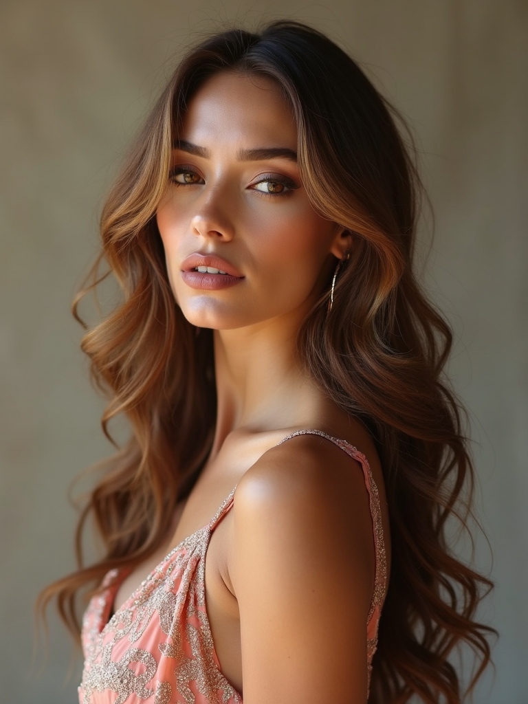 tousled romantic loose waves