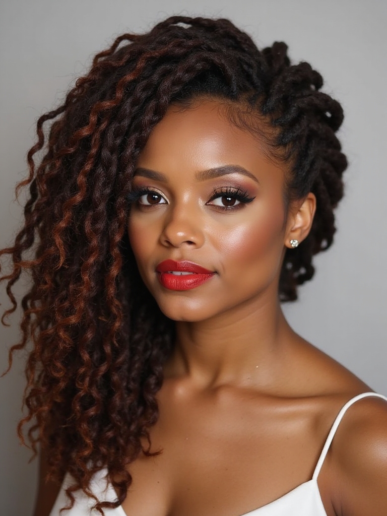 traditional locs reimagined bridal