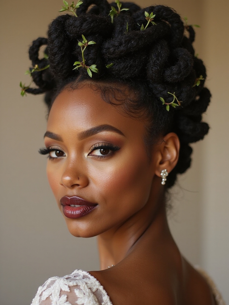 twisted crown with vines
