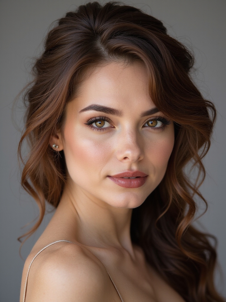 twisted low knot hairstyle