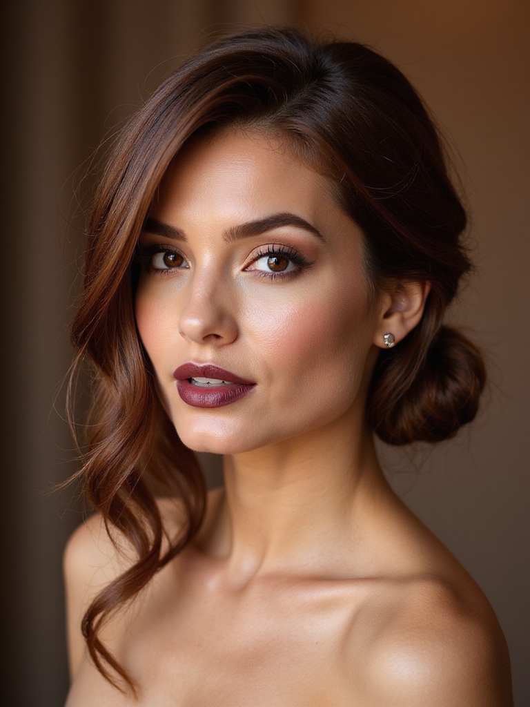 twisted side bun technique