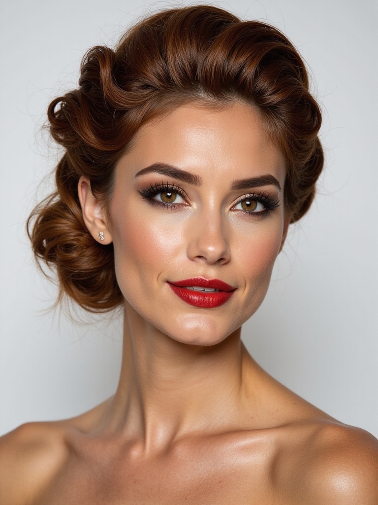 twisted textured secure side updo