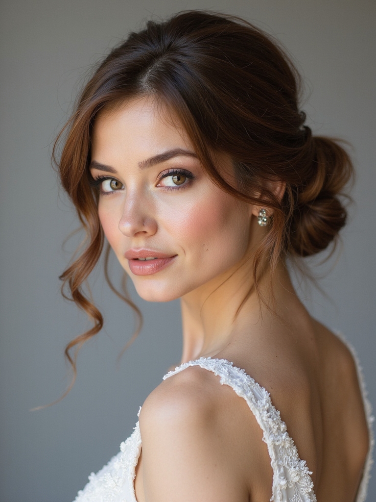 undone textured low knot