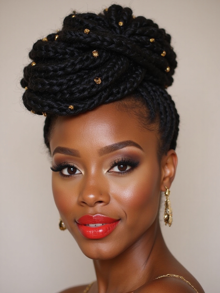 updos flattering every face shape