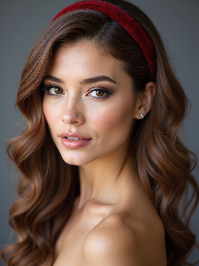 velvet headband romantic elegance