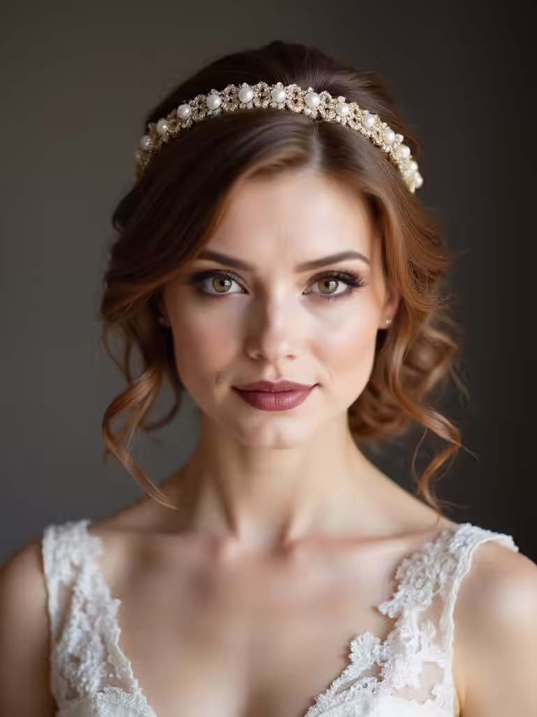 vintage charm bride hairstyles