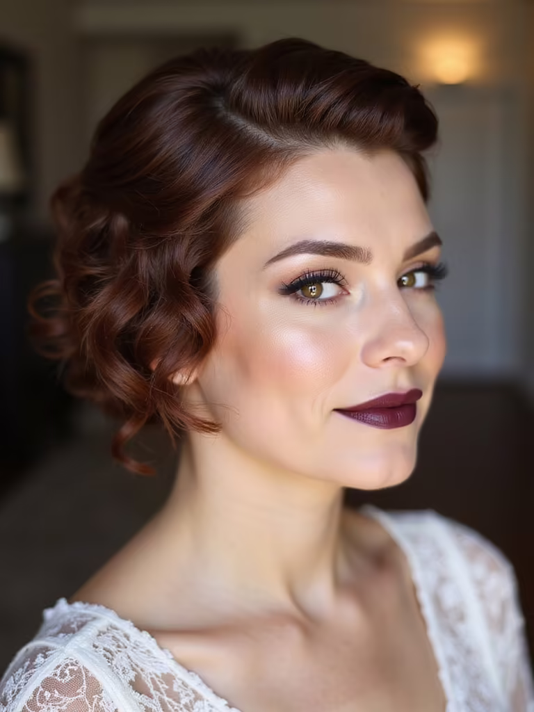 vintage elegance with glam