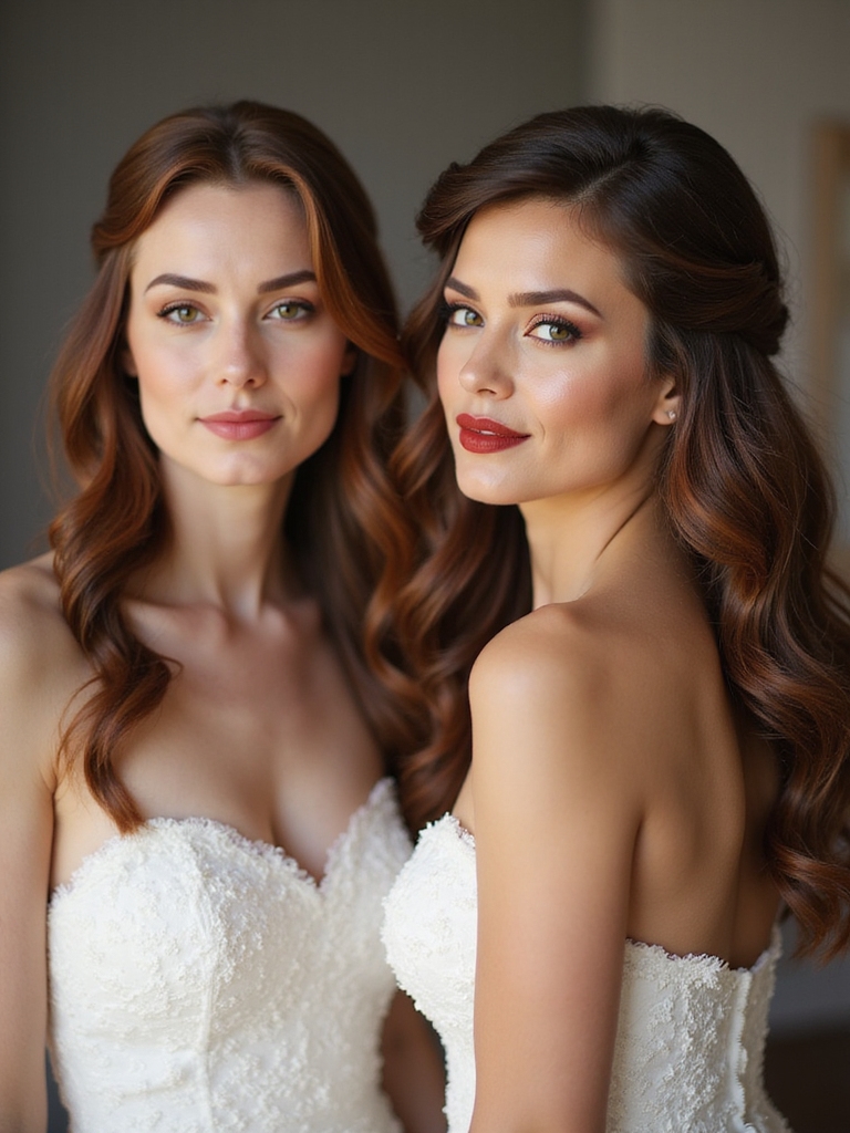 vintage elegance with waves