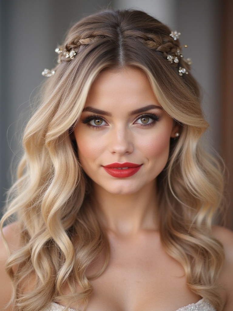 vintage floral clip accents