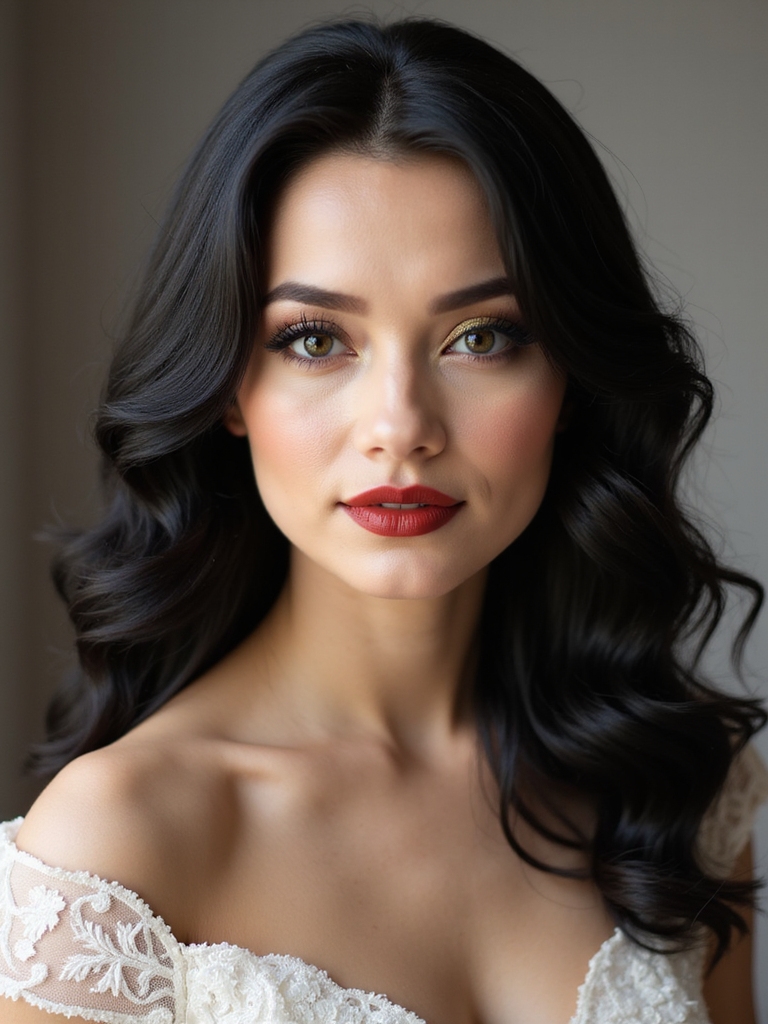 vintage glam with elegance