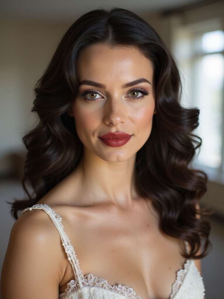 vintage inspired s curve waves
