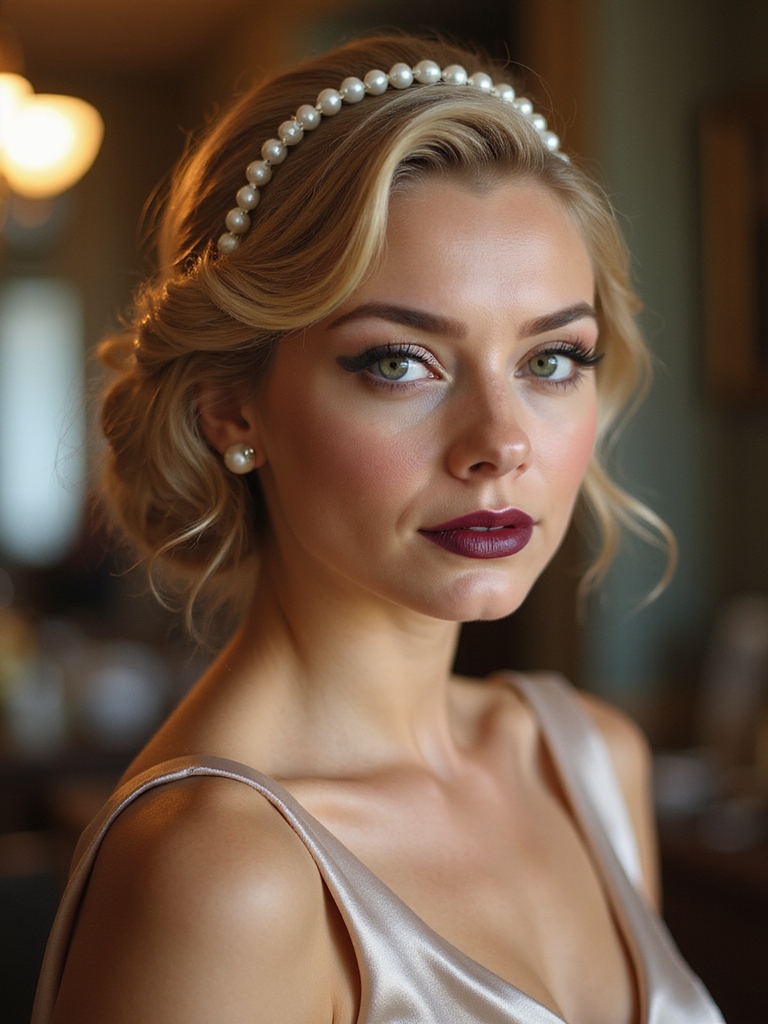 vintage low chignon tutorial