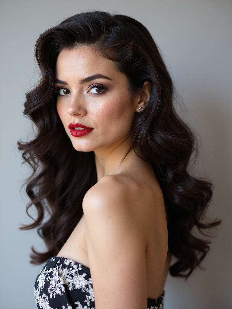 vintage old hollywood bridal glamour