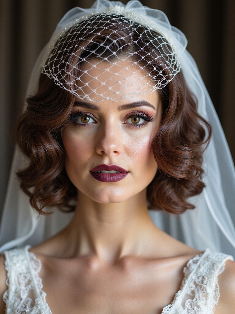 vintage veil timeless elegance