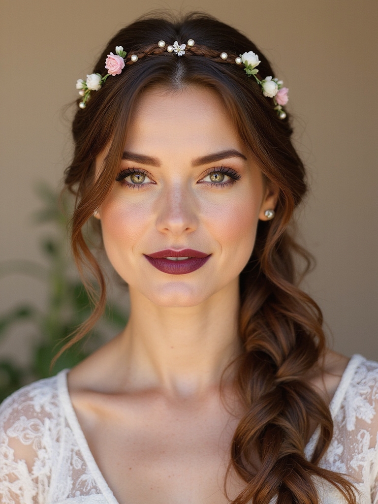 whimsical braided bridesmaid hairstyles