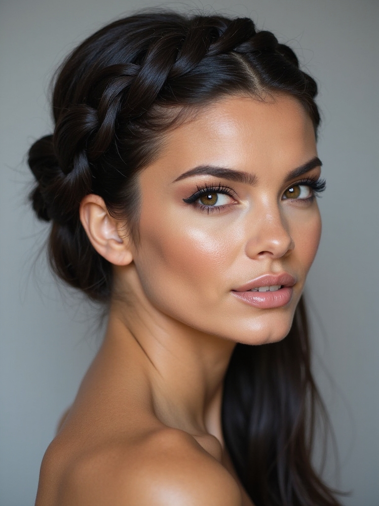 whimsical timeless braided crown