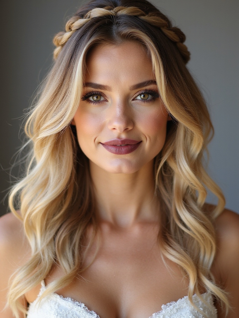 windproof braided seaside crown